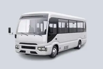 Parked minibus