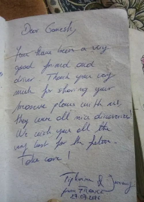 Hand Written Traveler Reviews 13