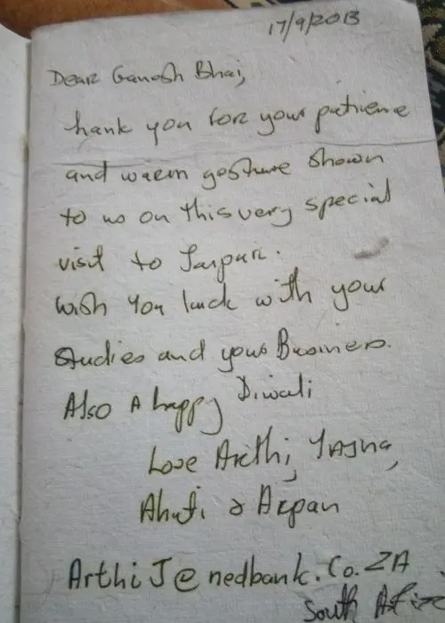 Hand Written Traveler Reviews 2