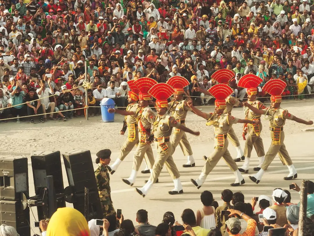 Parade at Atari Border tour