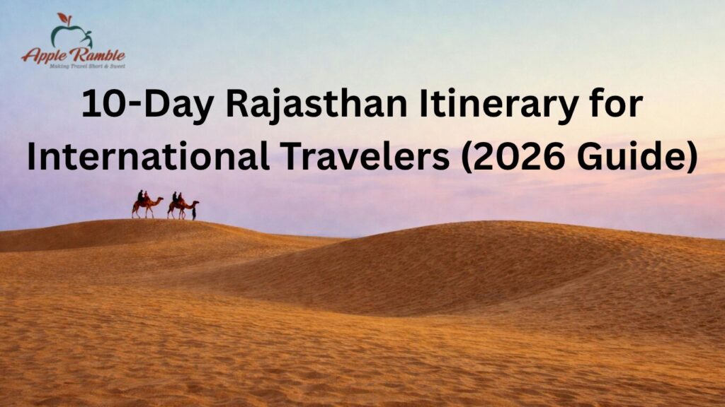 Rajasthan itinerary 10 days