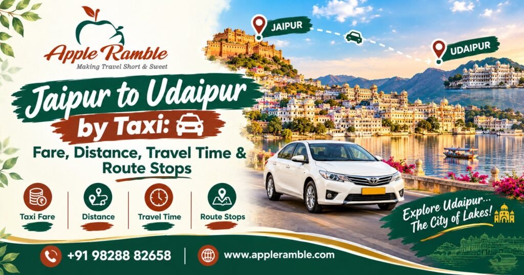 Jaipur to Udaipur taxi