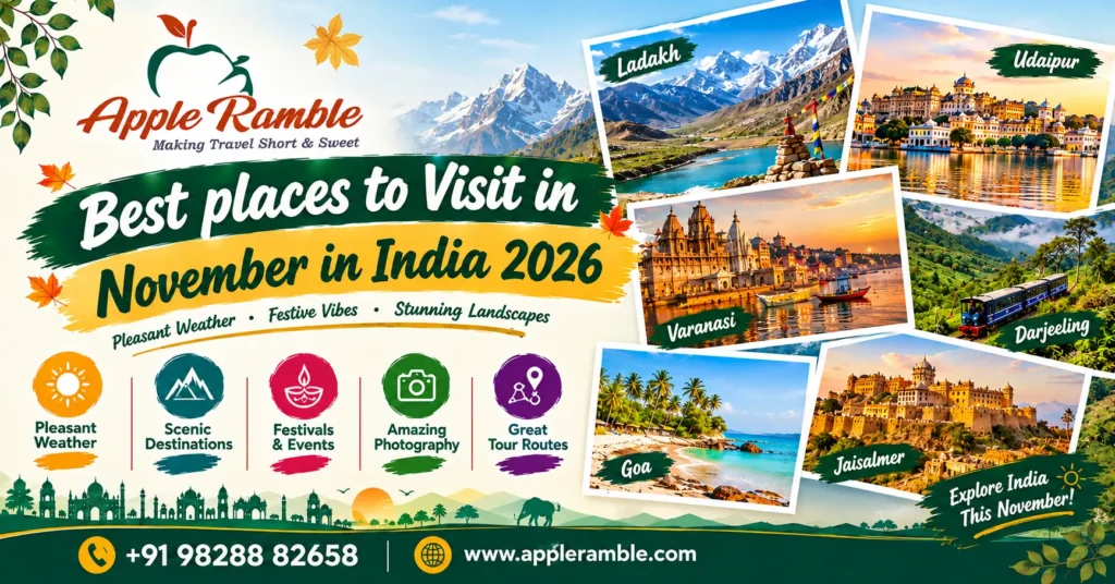 Places to Visit in November in India