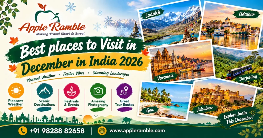 Places to Visit in December in India